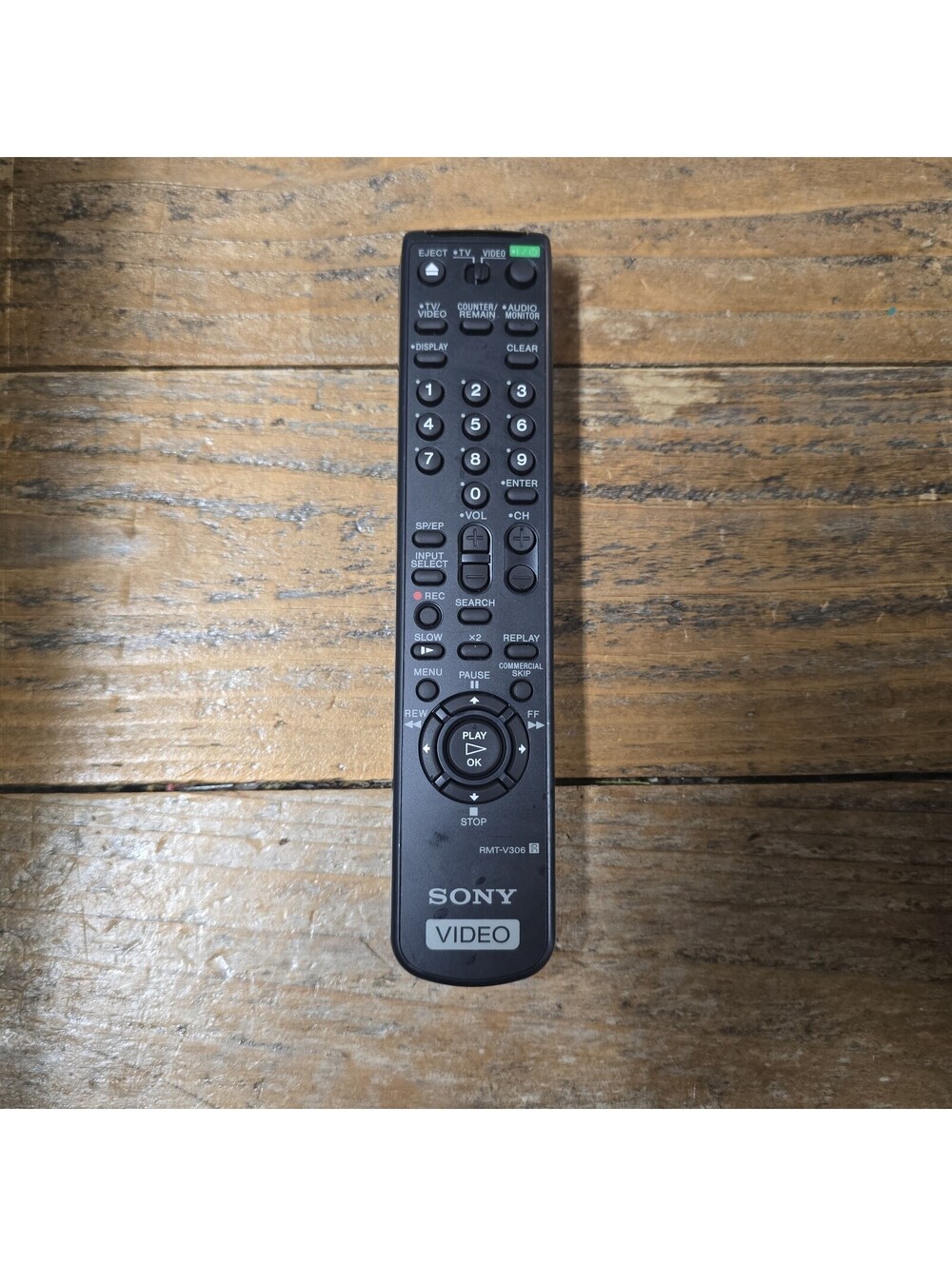 Sony RMT-V306 OEM VCR Remote Control SLV-N51 for VHS Player Tested Working